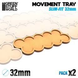 Bandejas de movimiento DM 32mm x 10 - SLIM-FIT