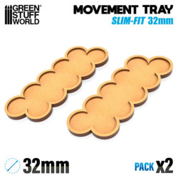 Bandejas de movimiento DM 32mm x 10 - SLIM-FIT
