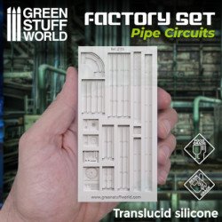 Moldes de Silicona Circuito de Tuberías