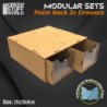 Cajonera modular 2 cajones madera DM