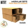 Cajonera modular 2 cajones madera DM