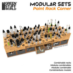 Organizador Modular Pinturas - ESQUINA RECTA