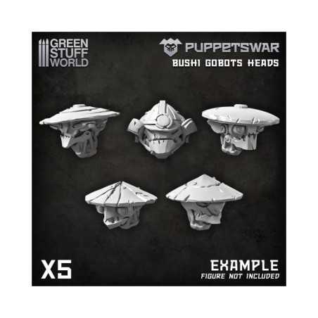 PuppetsWar - Cabezas de Gobots Bushido