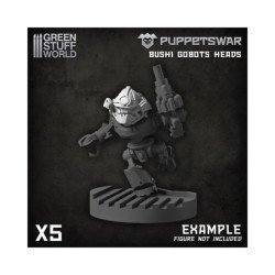 PuppetsWar - Cabezas de Gobots Bushido