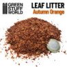 Hojas Naturales Grandes - Naranja Otoño