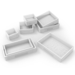 Moldes Contencion para Peanas Cuadradas