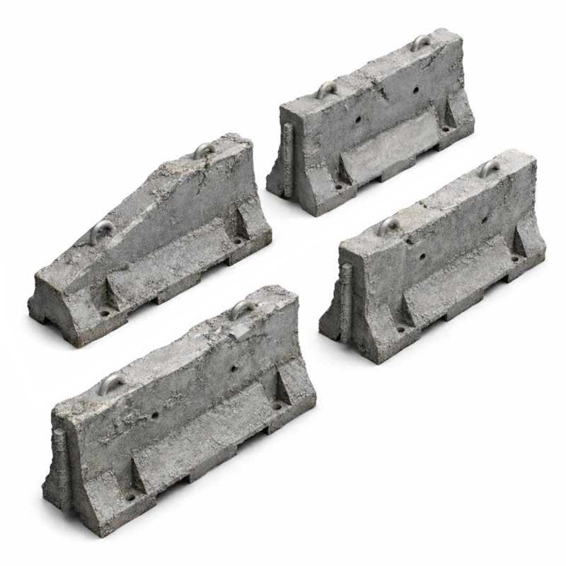 Barreras Jersey hormigon 1:48-1:35