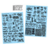 Calcas al agua - Mix Graffitis - Negro