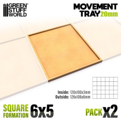 Bandejas de Movimiento DM 120x100mm