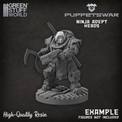 Puppetswar - Cabezas de Ninja Adepto