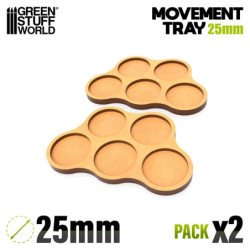Bandejas de Movimiento DM 25mm x5 - Hostigador