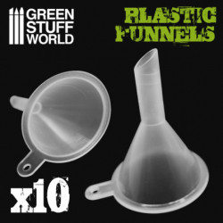 Embudos de plastico