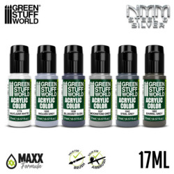 Set Pintura - MNM Plata y Acero