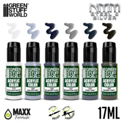 Set Pintura - MNM Plata y Acero