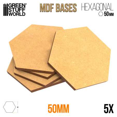 Peanas DM - Hexagonales 50 mm