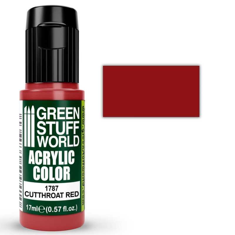 Pintura Acrilica CUTTHROAT RED