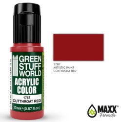 Pintura Acrilica CUTTHROAT RED