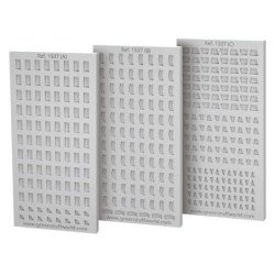 Peanas de Plástico con HUECO transparente - Ovaladas 90x52mm