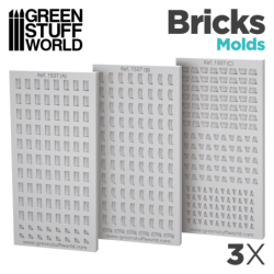 Moldes de Silicona LADRILLOS