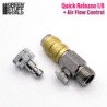 Conector QuickRelease 1/8 con Regulador