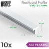 Perfil Plasticard Perfil-T 4mm