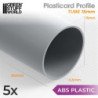 Perfil Plasticard TUBO 15mm - TUBERIA