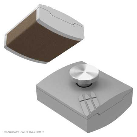 Soporte para papel de lija - Curvado