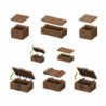Set de Cajas de Madera 1:48-1:35