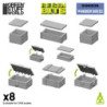 Set de Cajas de Madera 1:48-1:35