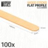 Liston Plano Madera de Abedul 5mm
