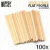 Liston Plano Madera de Abedul 5mm