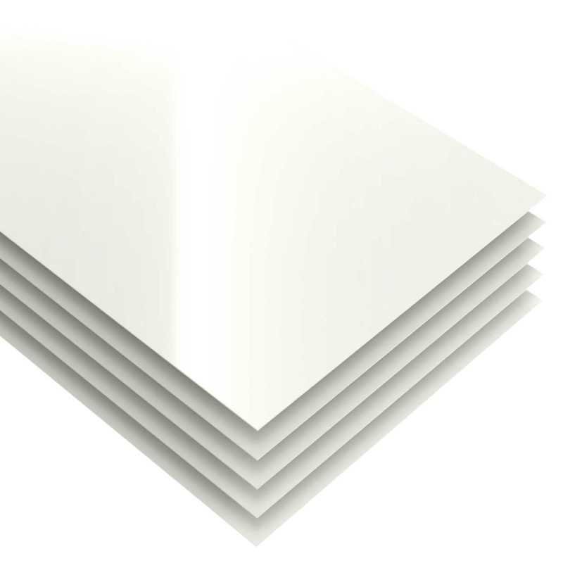 Láminas de Estireno 0.5 mm Pack x5