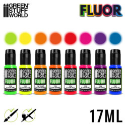Set 8x Pinturas Fluor