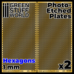 Placas Fotograbados - Hexagonos Grandes