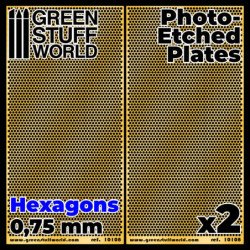 Placas Fotograbados - Hexagonos Medianos
