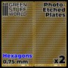 Placas Fotograbados - Hexagonos Medianos
