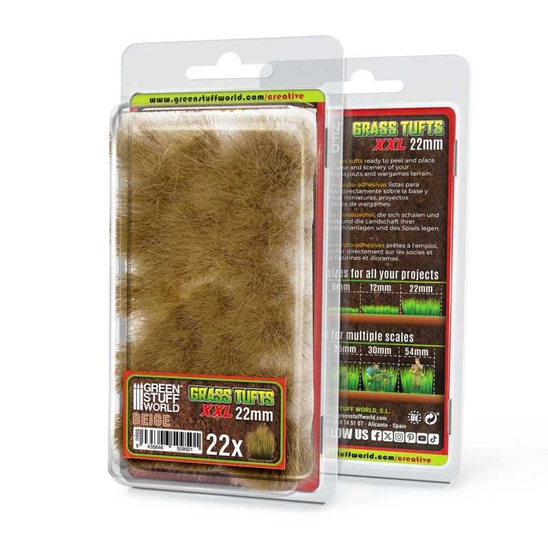 Matas Cesped XXL - Autoadhesivas - 22mm - BEIGE