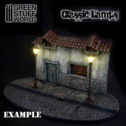 10x Farolas Clasicas con Luces LED
