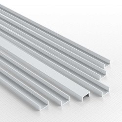 Perfil Plasticard perfil-U - 6x3mm