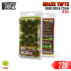 Matas Cesped XXL - Autoadhesivas - 22mm - VERDE OSCURO