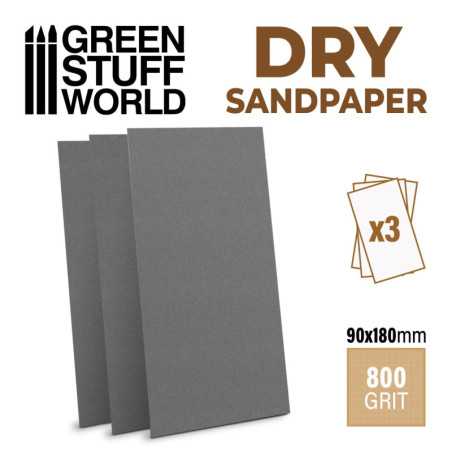 PAPEL LIJA - DRY SandPaper - Grano 800
