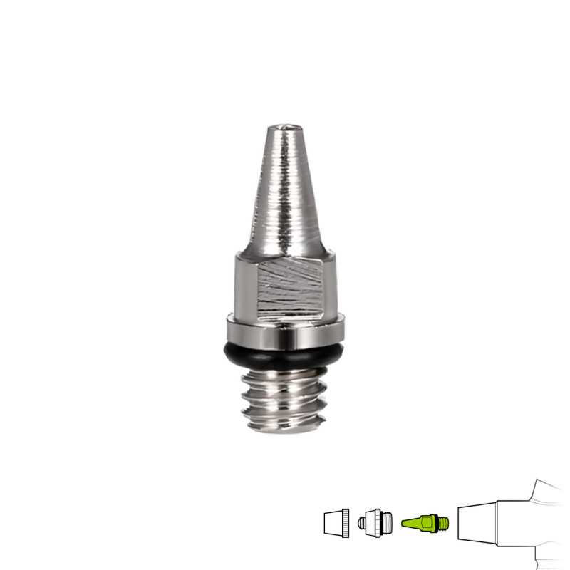 Obturador Aerografo 0.3mm