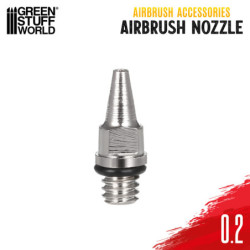 Obturador Aerografo 0.2mm