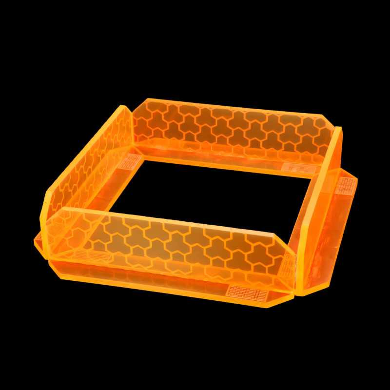 5x Muros de Energía Pequeños - Naranja Fluorescente