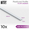 Perfil Plasticard BARRA RECTANGULAR 1.5x2 mm