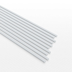 Perfil Plasticard BARRA RECTANGULAR 1.5x2 mm