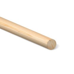 Varilla Redonda Madera Pino 6x250mm