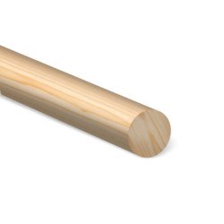 Varilla Redonda Madera Pino 8x250mm
