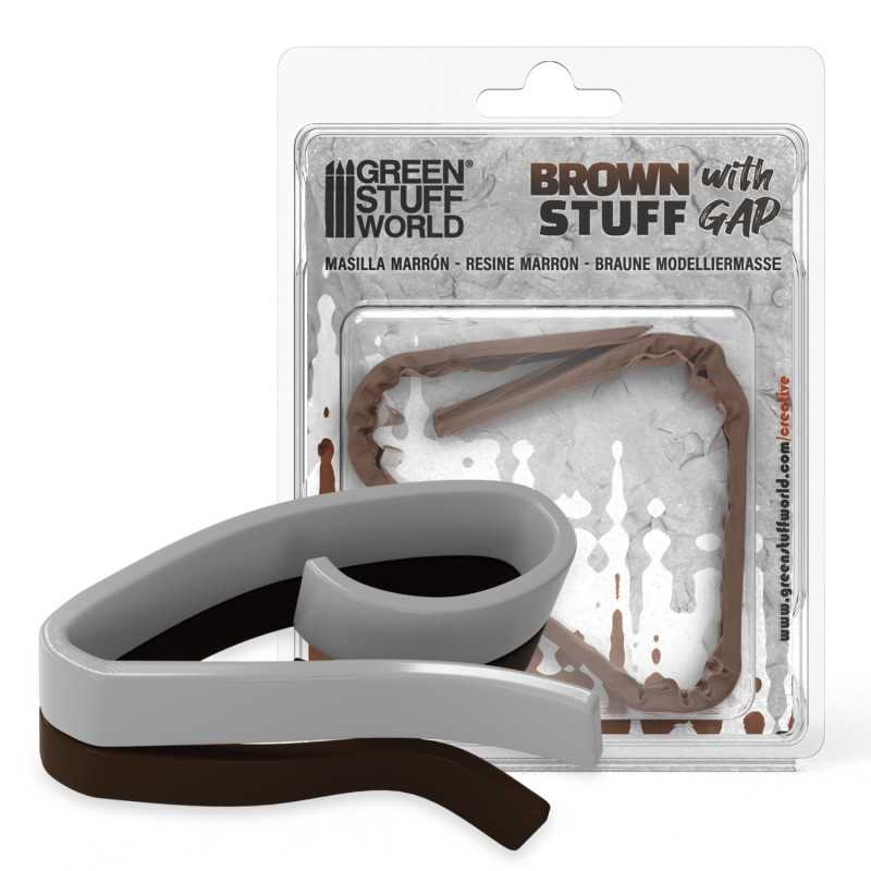 Masilla Marron en Rollo 30 cm - 12 pulgadas CON HUECO