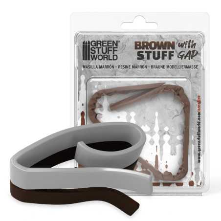 Masilla Marron en Rollo 30 cm - 12 pulgadas CON HUECO